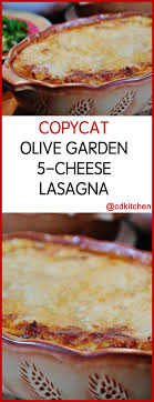 Copycat Olive Garden 5 Cheese Lasagna This Copycat Lasagna Is Loaded With Fontina Mozzarella Ricotta Parmesan Cheese Lasagna Recipe Cheese Lasagna Recipes