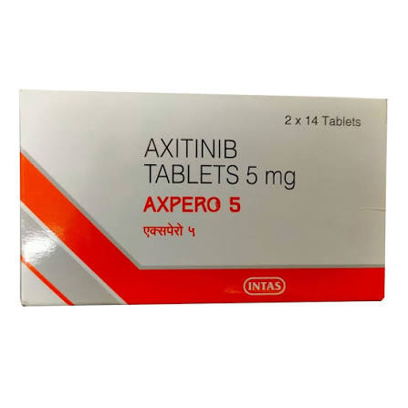 Axitinib 5 Mg Tablets at ₹ 1550/box | Axpero in Ahmedabad | ID: 23407117033