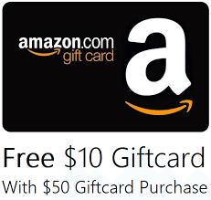 6.4 amazon gift card can be used anywhere? Targeted Free 10 Amazon Credit With 50 Gift Card Purchase Doctor Of Credit