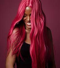 Straighten your hair using a hair straightener, section it, and tie it into a high half updo. 30 Best Hair Color Ideas For Black Women