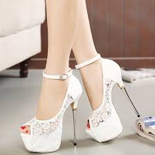 Scarpe da sposa chanel online economiche con plateau spuntate negozio italiano numeri dal 34 al 42 scarpe economiche online. Acquista Scarpe Da Sposa Bianche Con Fiore In Pizzo Scivolate Sulle Scarpe Da Sposa Con Tacco A Spillo Scarpe Da Donna Con Tacco Alto Punta Arrotondata 8 Cm A 26 85 Dal