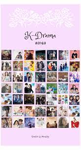 Korea Drama Instagram Story Bingo Game Challenge Template By Punkityi Kdrama Bingo Template Circle The Dra Korean Drama List Bingo Template Korean Drama Tv