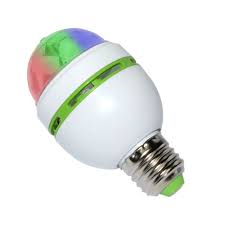 New Full Color 3w Mini E27 Rgb Led Lamp Auto Rotating Rgb Led Dj Disco Stage Lighting 85 265v Holiday Bulb For Bar Stage Lighting Commercial Lighting Lighting