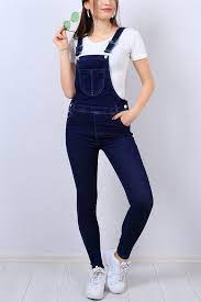54 95 Tl Lacivert Likrali Bayan Kot Salopet 13581b Modamizbir Kotlar Moda Stilleri Mankenler