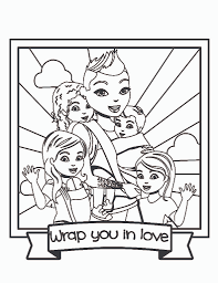 There are different stages of a young fish's life. Wrap You In Love Coloring Page Wrap You In Love