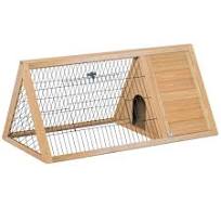 Amazon.com: Jaula de madera para conejos de 46 x 24 pulgadas ...