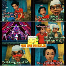 Gambar pocong upin ipin download now upin ipin jadi pocong kerjain. Meme Upin Ipin Goblog Home Facebook