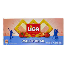 Liga or liga may refer to: Hollandproducten Com Ihr Onlineshop Fur Hollandische Lebensmittel Liga Milkbreak Melk Aardbei Gesunder Milch Erdbeer Keks 2 Kekse Enthalten Genauso Viel Calzium Wie 1 Glas Milch