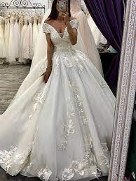 Onlybridals Luxury Wedding Dresses Dubai Ball Gown Princess Country Wedding Gown Off The Shoulder Appliques Plus Size Princess Wedding Dresses Country Wedding Gowns Wedding Dresses Princess Ballgown