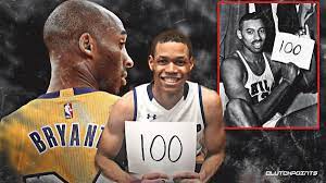 Wilt chamberlain 100 point game 8x10 glossy photo picture. Nba News J J Culver Poses Like Wilt Chamberlain After Kobe Bryant Inspired 100 Point Naia Game