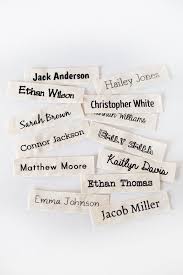 Organic Cotton Name Labels Sew On Name Tags Clothing Etsy In 2020 Name Labels Printing Labels Labels