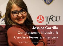 Today, we spotlight Principal Jessica Carrillo from Reyes Elementary  School. Thank you for your exceptional leadership, service and dedication  to Canutillo ISD. #BeCanutillo #PremierDistrict