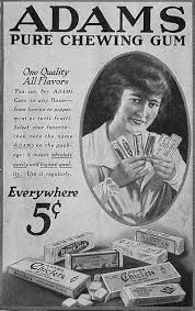 Posts About Thomas Adams On Sallan S Corner Chewing Gum Gum Vintage Ads