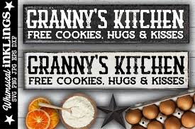 Free Svgs Download Grannys Kitchen Svg Free Design Resources