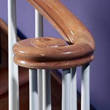 Handrail Components Scroll And Wreath And Scroll And Easer George Quinn Stair Parts Plus Youtube