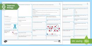 Maybe you would like to learn more about one of these? Aqa Biology Separate Gcse Unit 1 Cell Biology Revision Mat