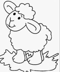 Sheep Coloring Pages For Preschool Preschool And Kindergarten Art Drawings For Kids Farm Animal Coloring Pages Sheep Crafts