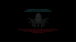 Lovecraft, cthulhu, quote, black background, representation. Cthulhu Quotes Quotesgram
