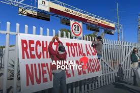 Campesinos y transportistas toman la Aduana y bloquean tráfico comercial en puentes y carreteras de Chihuahua