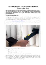 Insides and out of cabinetry. Top 5 Reason Why To Hire Professional Home Cleaning Services
