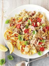 Then add the couscous and the basil and mix together gently. Recipe Israeli Couscous And Artichoke Salad Style At Home