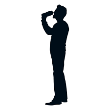 Man Drinking Silhouette Side View Ad Sponsored Sponsored Drinking View Side Man In 2020 Silhouette Man Silhouette Photo Design