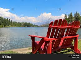 A favorite of resorts and country homes for generations, the adirondack chair is perennially popular with our customers. Red Adirondack Chairs Image Photo Free Trial Bigstock