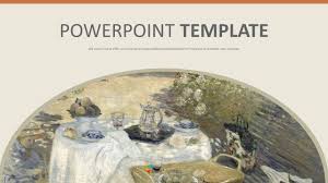 Claude Monet The Luncheon Free Powerpoint Template