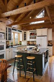 Pin By Karen Gauntt On Kitchens Log Home Kitchens Log Cabin Kitchens Cabin Kitchens