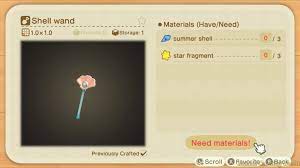 Summer Shells Diy Crafting Recipes How To Get Them In Animal Crossing New Horizons Acnh Guides Animal Crossing Wo Crafting Recipes Shells Diy Diy Crafts