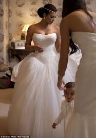 During an interview with big boy on real 92.3 on thursday, the keeping up with the kardashians star recalled seeing west's heartbroken face as she showed off her wedding ring. Kim Kardashian And Kris Humphries Wedding Photos Inside The Fairytail Ceremony Daily Mail Online