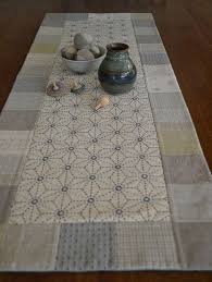 Sashiko Embroidered Table Runner Sashiko Embroidery Sashiko Japanese Embroidery