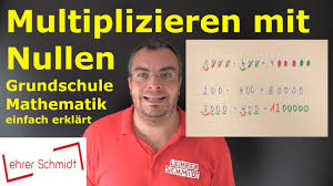 Dabei werden mehr als 100 millionen aufgaben pro jahr gelöst. Multiplizieren Mit Nullen Mathematik Lehrerschmidt Youtube