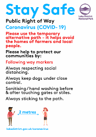 The covidsafe smartphone app uses a bluetooth wireless signal to exchange a digital handshake with another user when they come within 1.5m (4.9ft). Lake District Covid 19 Poster Downloads Lake District National Park