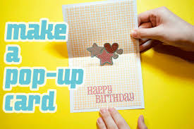 Cake pop up card for birthday. How To Make A Pop Up Card Scrapgirls