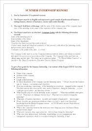 It is a clear manifestation of what was carried out during the training period and techniques to cope with the business report writing. Kostenloses Summer Internship Report