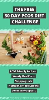 The Free 30 Day Pcos Diet Challenge Pcos Diet Pcos Diet Plan Pcos Recipes