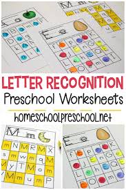 Free Printable Letter Recognition Worksheets For