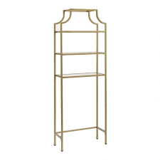 Maybe you would like to learn more about one of these? Gold Metal And Glass Milayan Bathroom Space Saver Shelf World Market