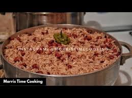 Authentic Jamaican Rice Peas Mommy Version Lession 159 Morris Time Cooking Youtube Jamaican Recipes Jamaican Rice Jamaican Dishes