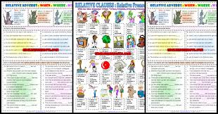 English practice downloadable pdf grammar and vocabulary worksheets. Relative Clauses Esl Printable Worksheets And Exercises