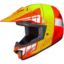 Hjc Youth Orange Neon Green Cl Xy 2 Cross Up Mc 6 Helmet 0865 2106 56 Atv Dirt Bike Snowmobile Motorcycle Helmets Helmet Bike Helmet