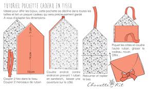 Chouette Kit Pochette Cadeau Cadeaux En Tissu Tuto Pochette