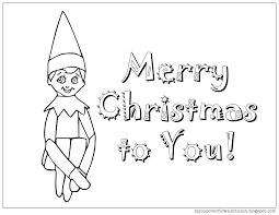 Elf On Shelf Coloring Pages My Cup Overflows Elf On The Shelf Coloring Page