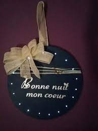 100 sms pour dire bonne nuit mon amour (avec images). Decor De Porte En Bois Bonne Nuit Mon Coeur Vendu Val Cree Pour Vous