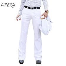 The fuller fits could accommodate boots, and wider pant legs added movement and flow. Men S Suit Pants Men S Flared Trousers Formal Pants Bell Bottom Pant Dance White Suit Pants Formal Pants For Men Size 28 37 Flare Pants Aliexpress