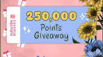 100 WINNERS | Massive 250000 points giveaway  Join ...