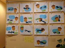 蓮田ゆめの木保育園 on X: どんぐりころころどんぶりこ〜🎶0歳児〜2歳児の製作。個性的で楽しい作品の出来上がり。 どんぐりころころ  せいさく たのしい t.co06QAD0B4M1  X