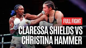 Hammer will pit undefeated middleweight world champions claressa shields and christina hammer. Claressa Shields Vs Christina Hammer Middelweight World Title Unification Youtube