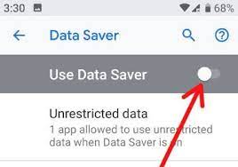Tap on use data saver to turn off the switch and disable the feature. How To Turn On Data Saver On Android 10 9 Pie Bestusefultips
